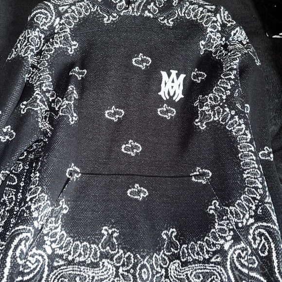 Bandana print amiri hoodie
